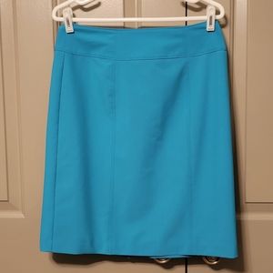 Worthington ladies bright teal blue skirt.